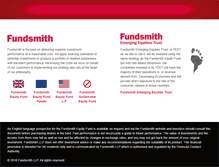 Tablet Screenshot of fundsmith.com